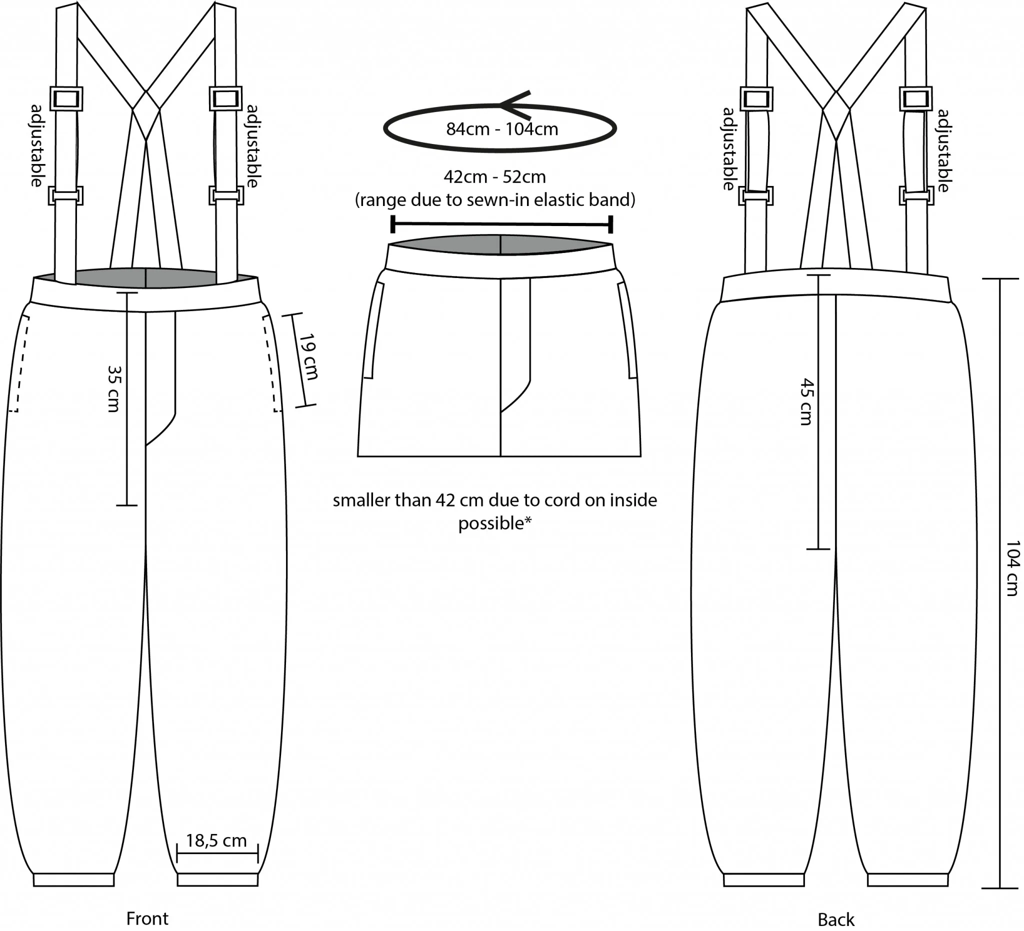 3D Ghillie Suit Pants - Amber