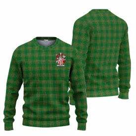 Apsley Irish Clan Tartan Knitted Sweater with Coat of Arms