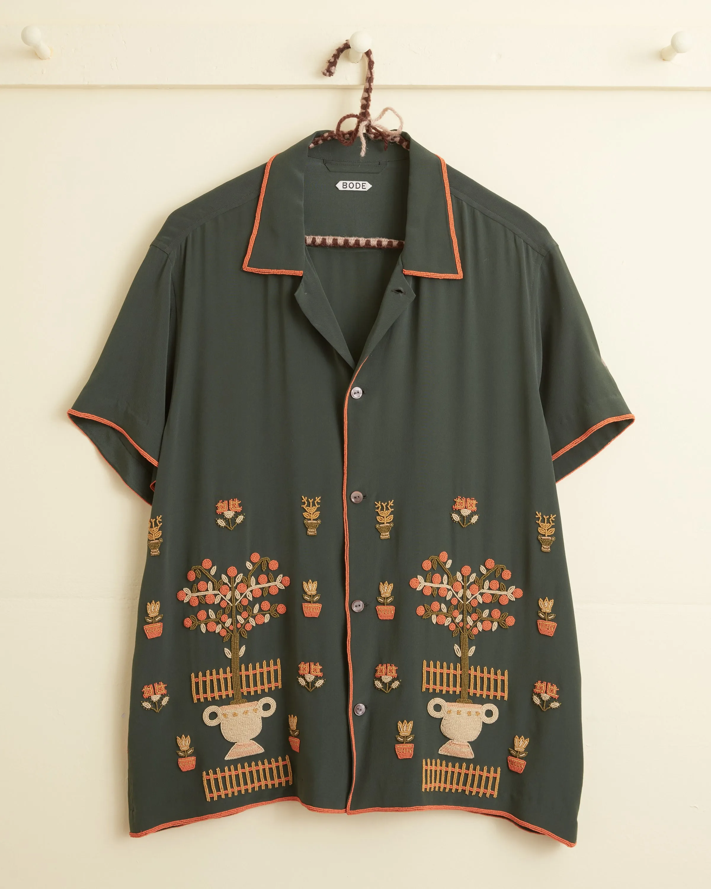 Beaded Paddock Sampler Short Sleeve Shirt