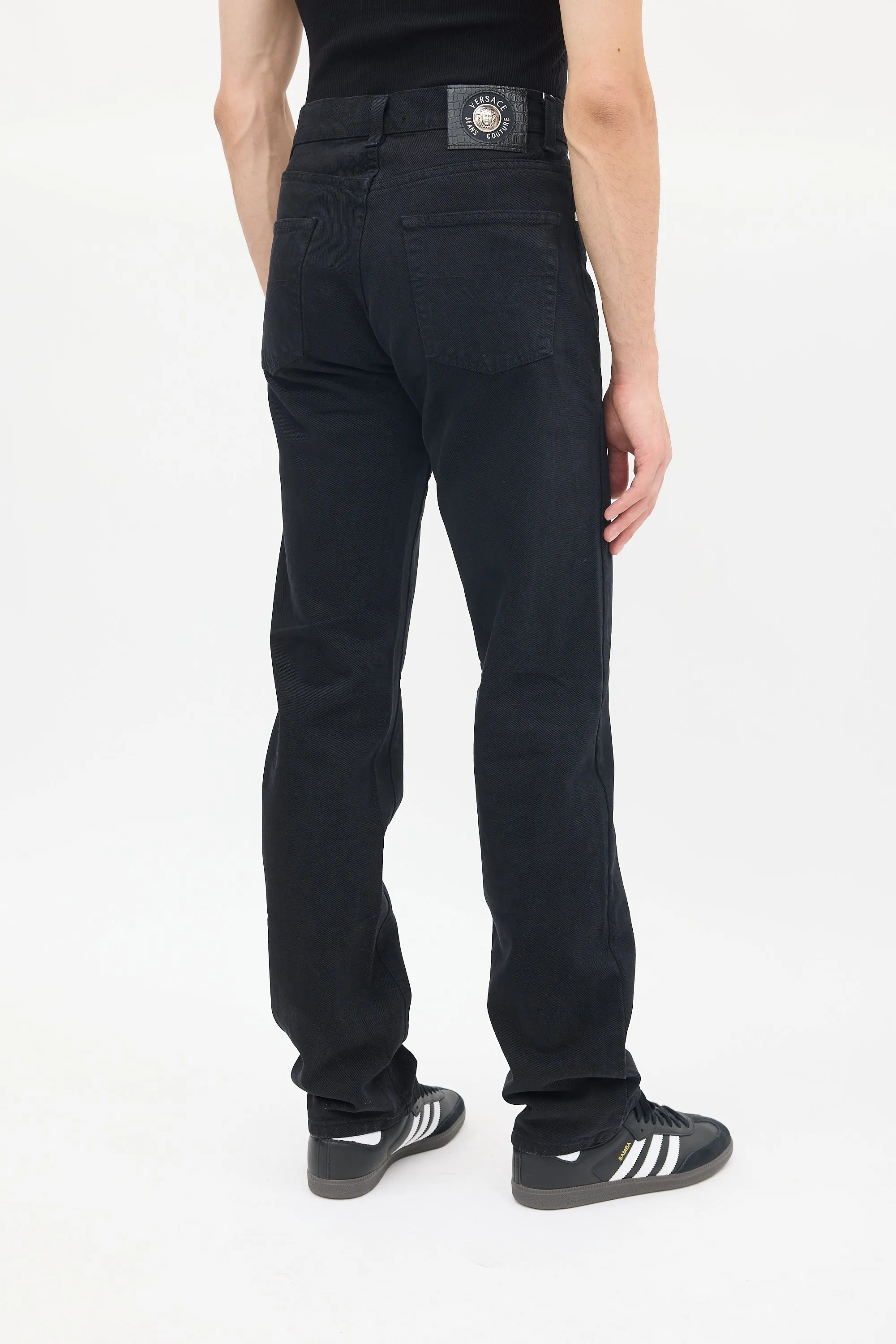 Black Straight Leg Jeans