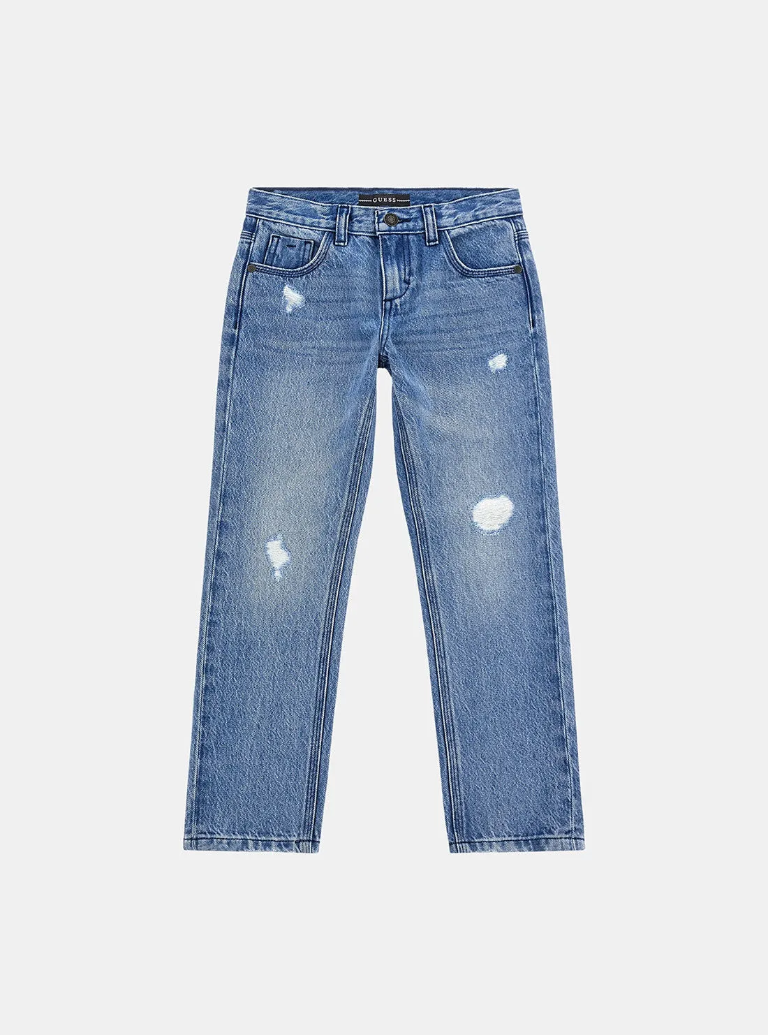 Blue Denim Straight Jeans (7-16)