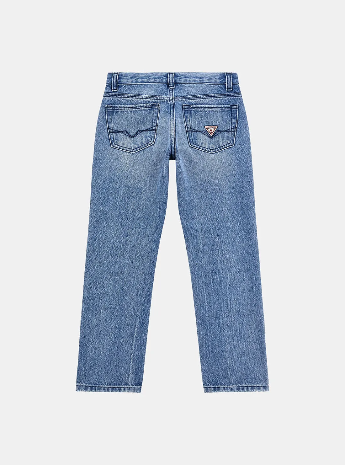 Blue Denim Straight Jeans (7-16)