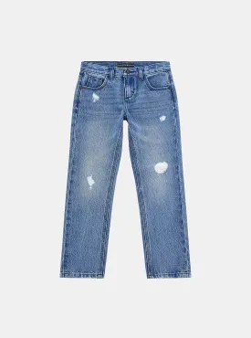 Blue Denim Straight Jeans (7-16)