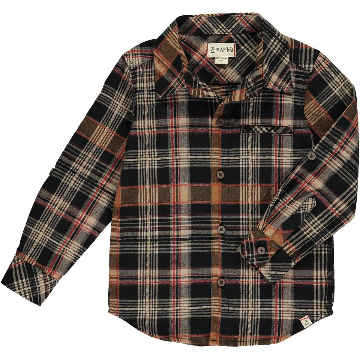 Brown Plaid Atwood Woven Shirt