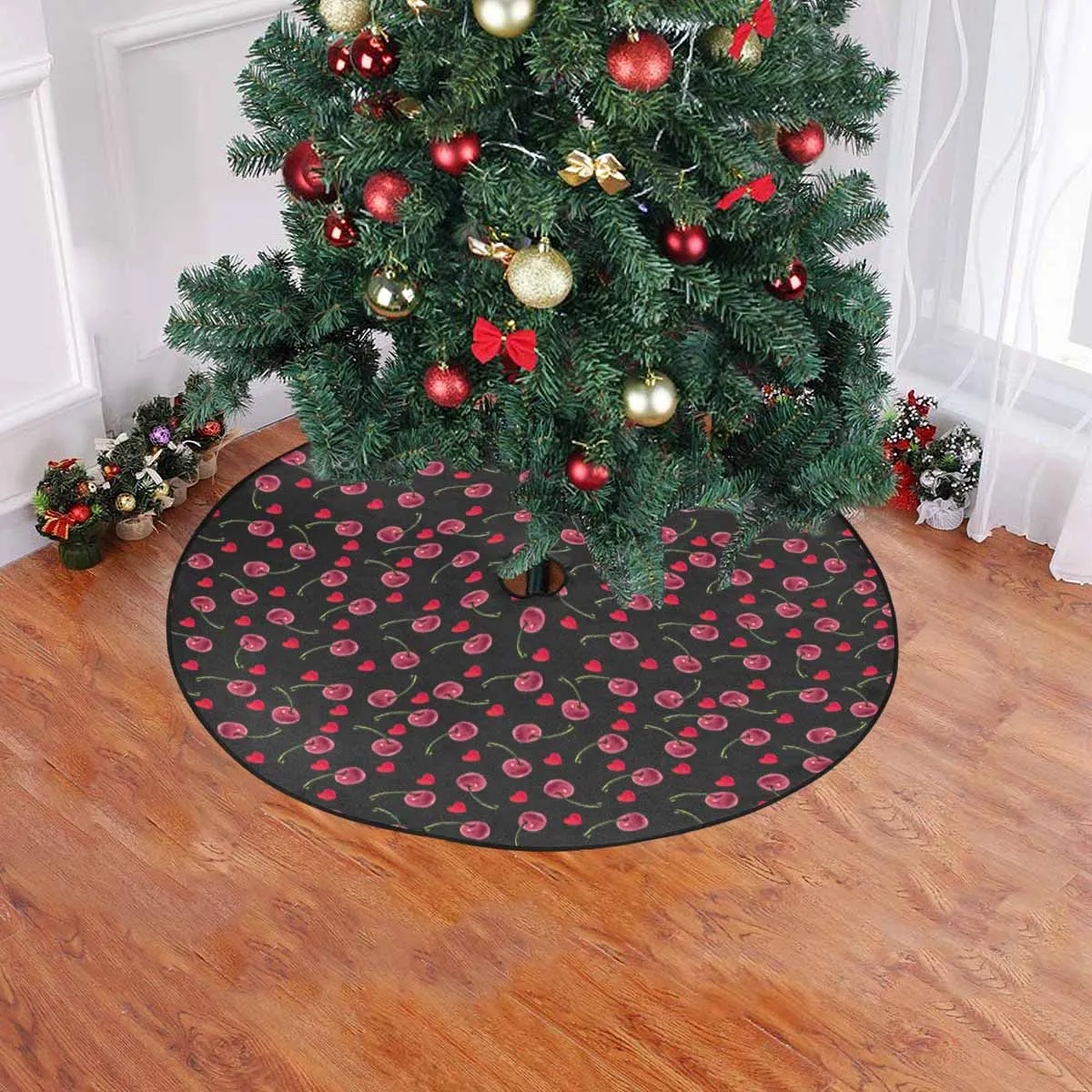 Cherries  Christmas Tree Skirt