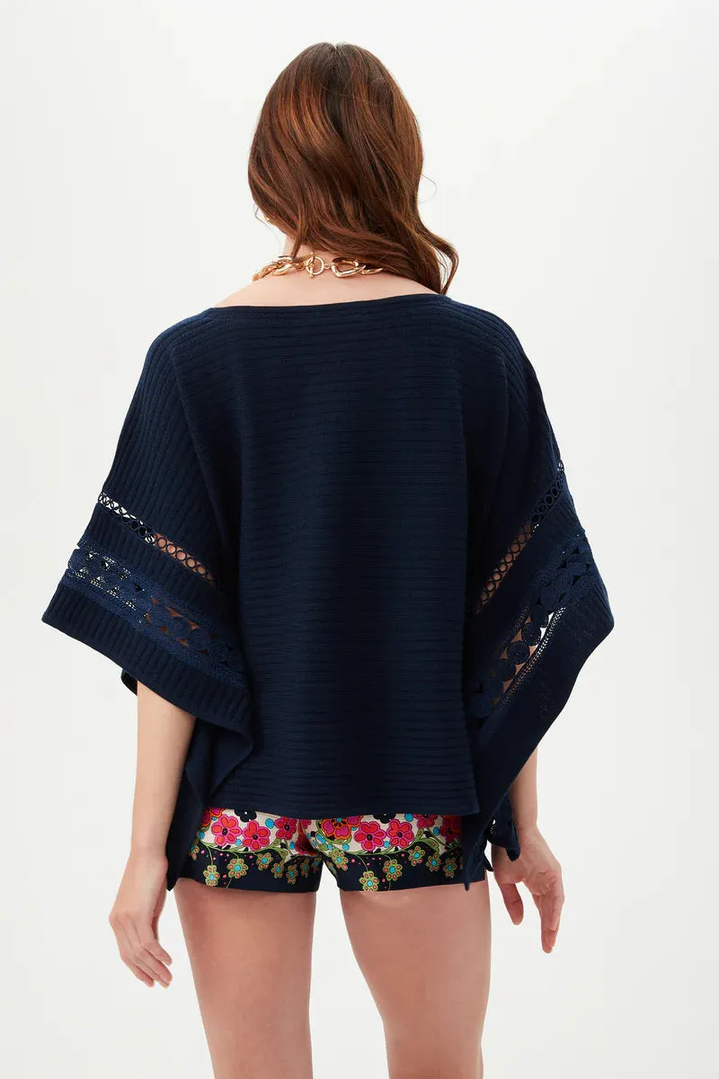 Chic Wrap 2 Sweater (Indigo)