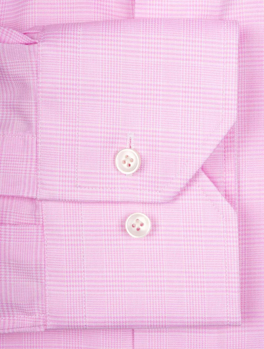 Classic Fit Plaid Check Shirt Pink