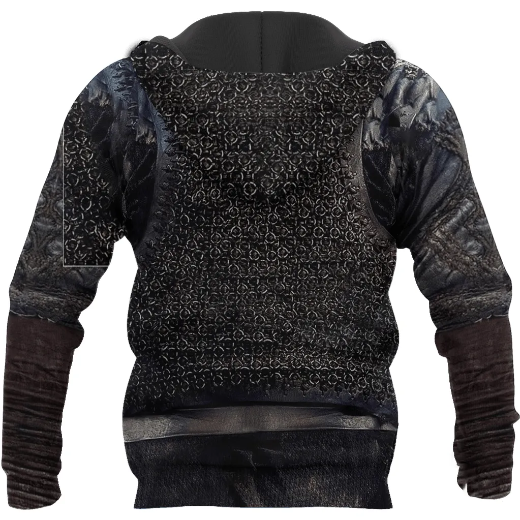 Coolspod Printed Vikings Armor 3D All Over Printed Sweatshirt Hoodie, Idea Gift for Viking Christmas