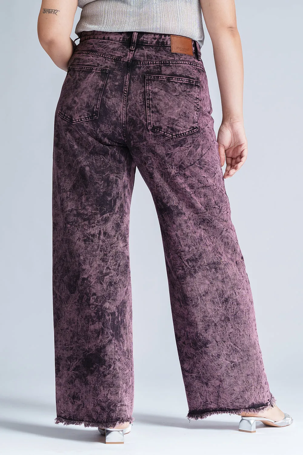 Cosmic Blush Curve Straight Fit Jeans