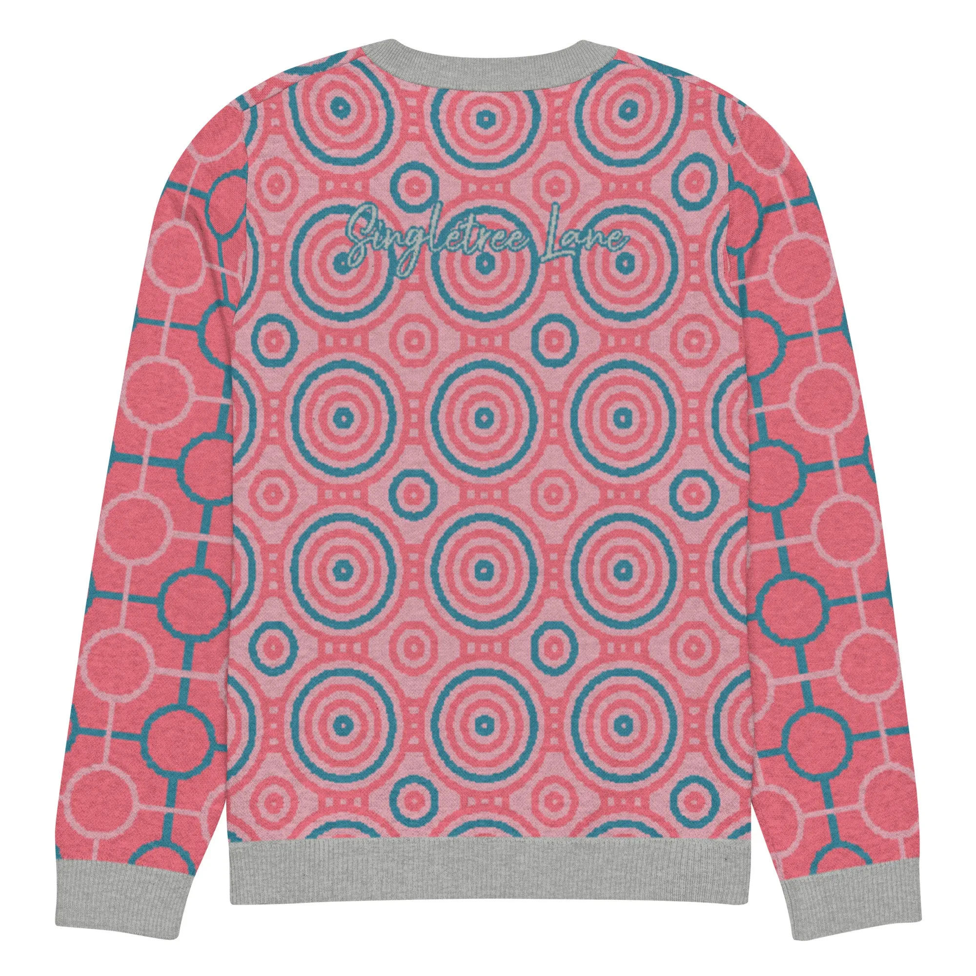 Cotton Candy Calypso Swirl Knitted Crewneck Sweater