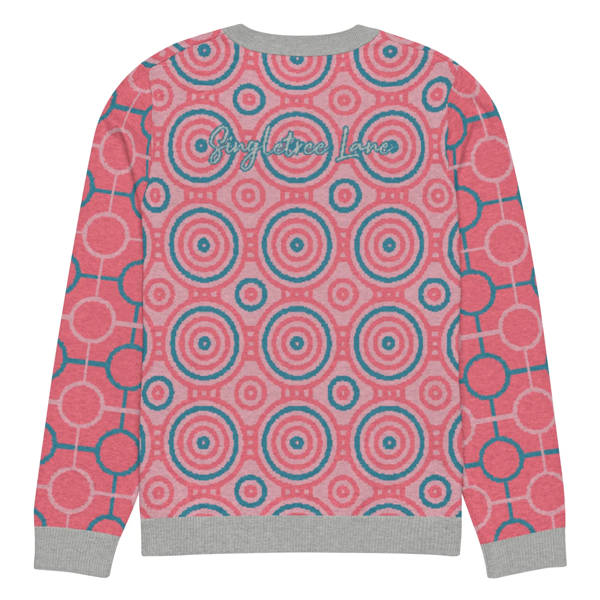 Cotton Candy Calypso Swirl Knitted Crewneck Sweater