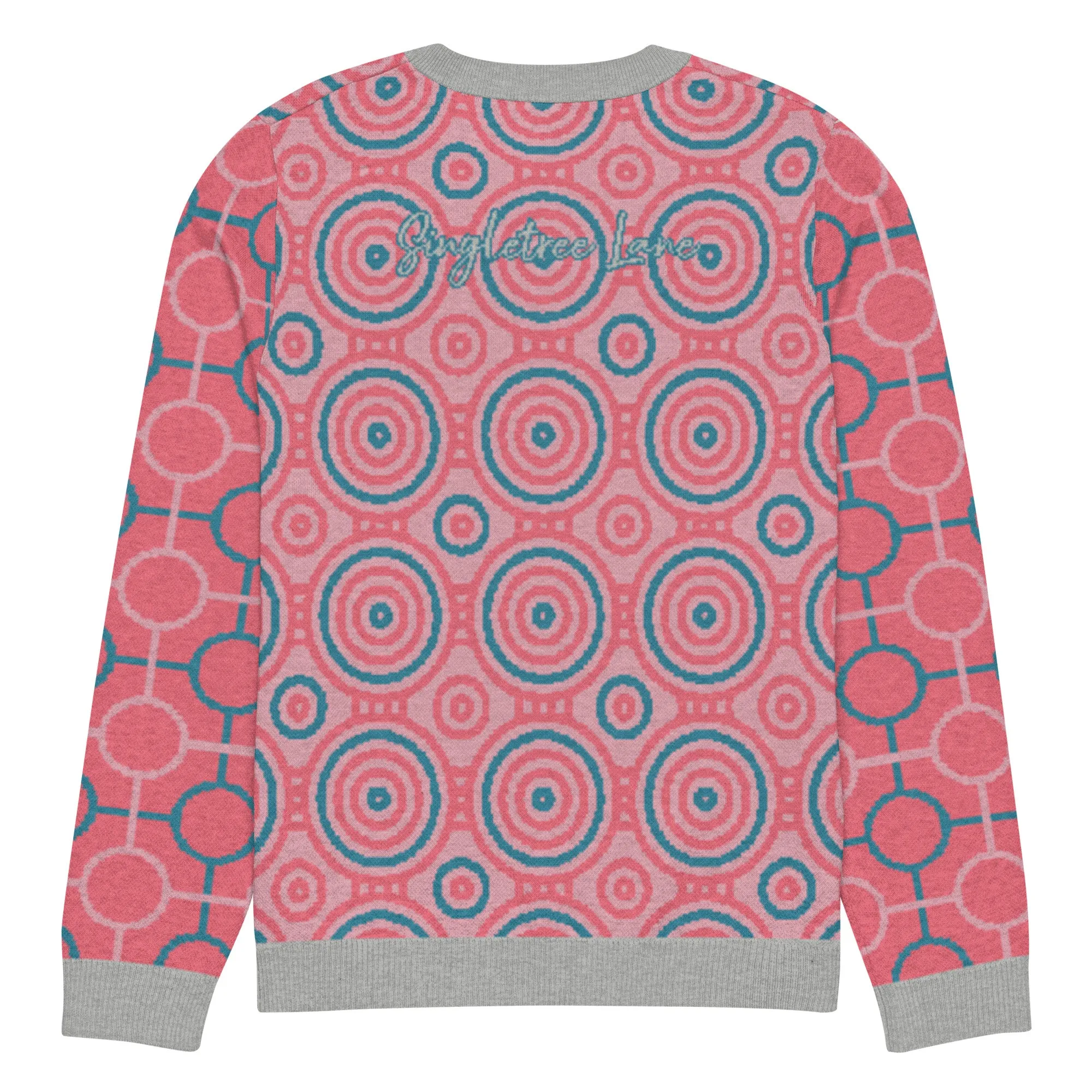 Cotton Candy Calypso Swirl Knitted Crewneck Sweater