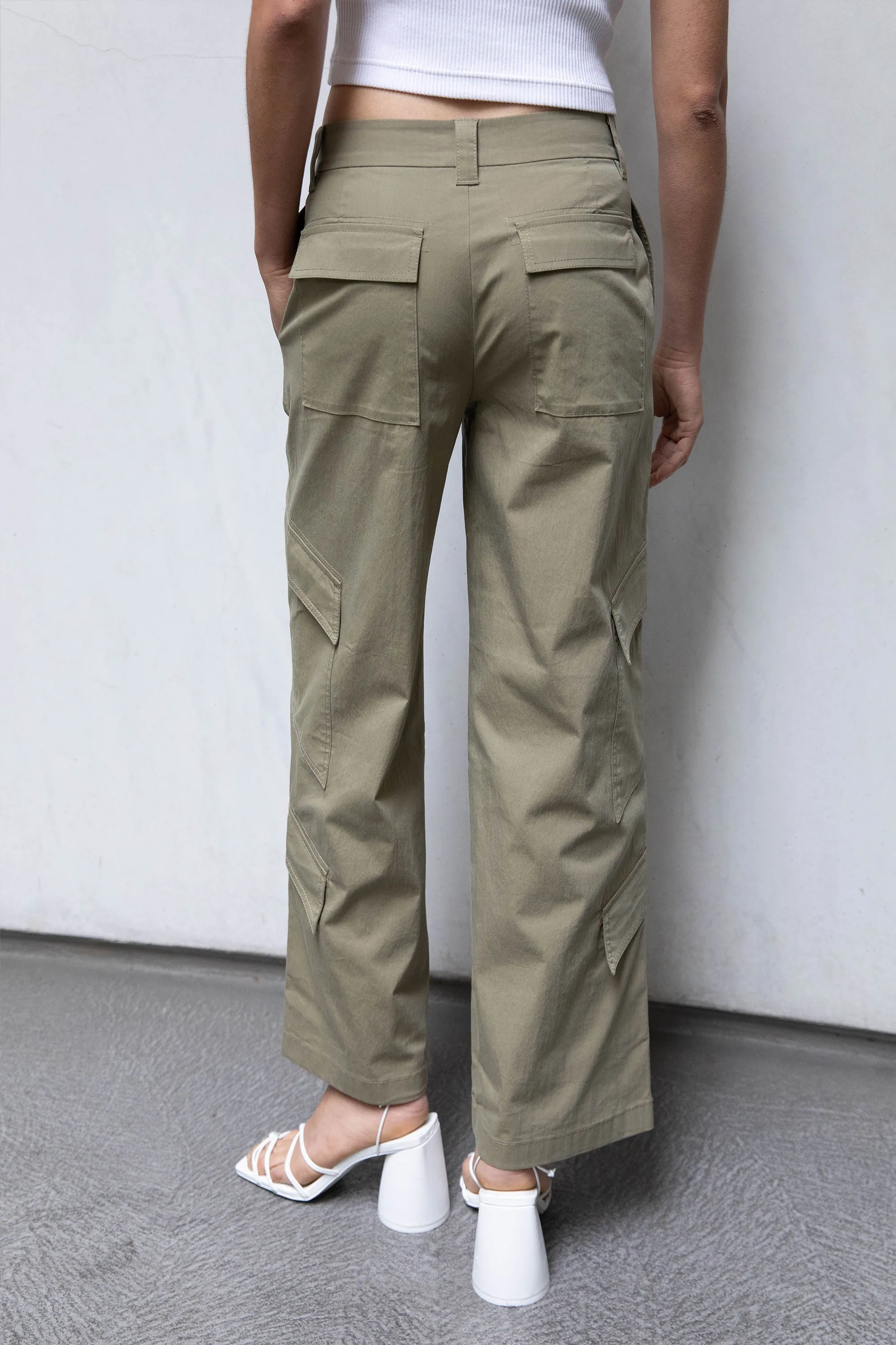 COTTON NYLON CARGO PANT