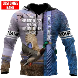 Customized Name Duck Hunting Hoodie Klan, Cool Hunting Duck Hoodies For Men And Women