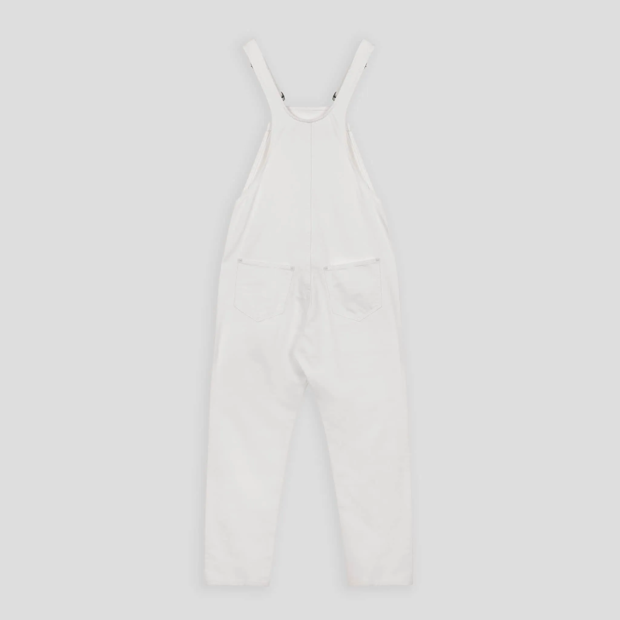 Denim Bib & Brace Dungaree Ivory