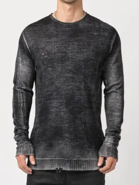 Destroyed Thin Wool Sweater