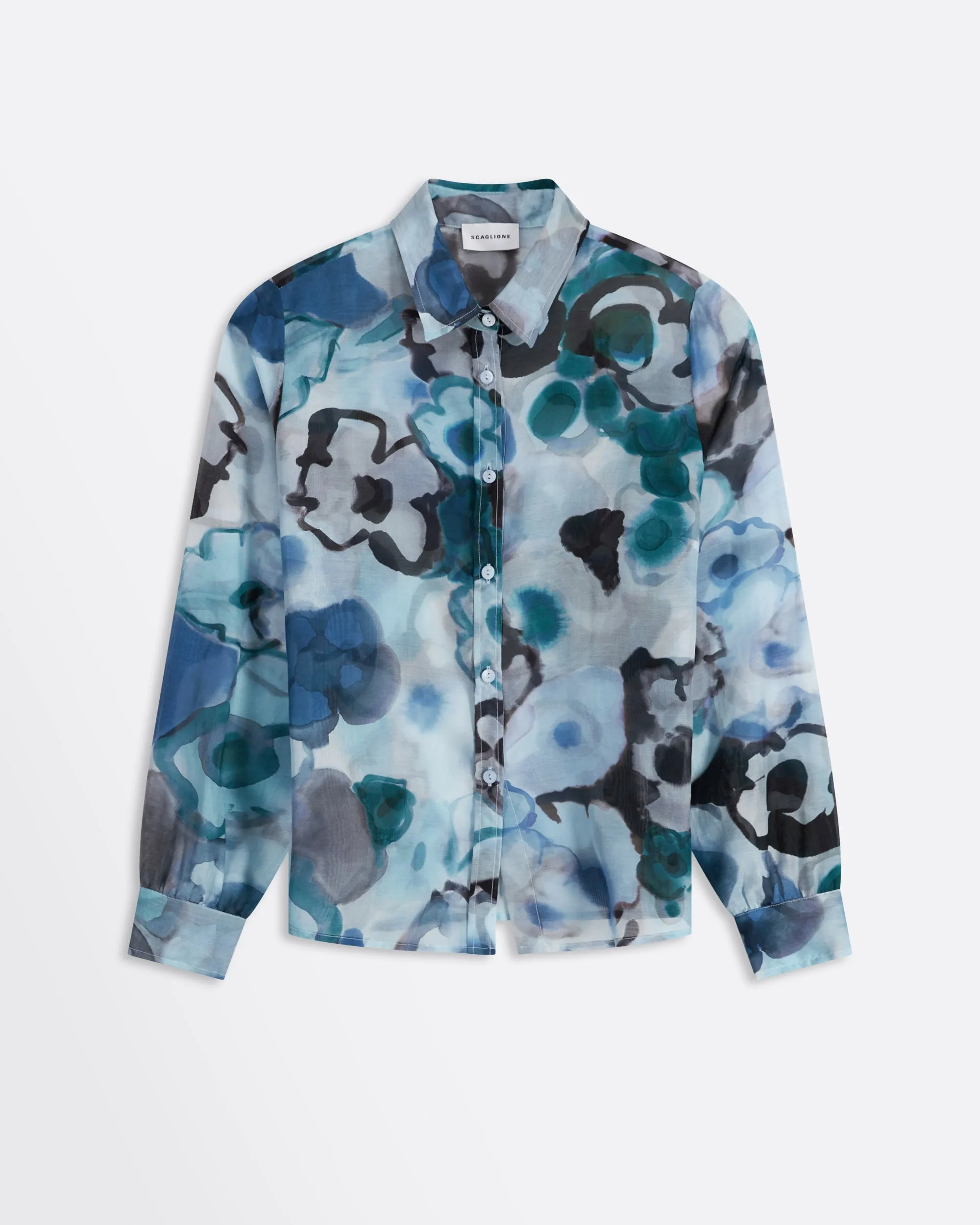 DIT255 SHIRT FLOWER SHADES SILK