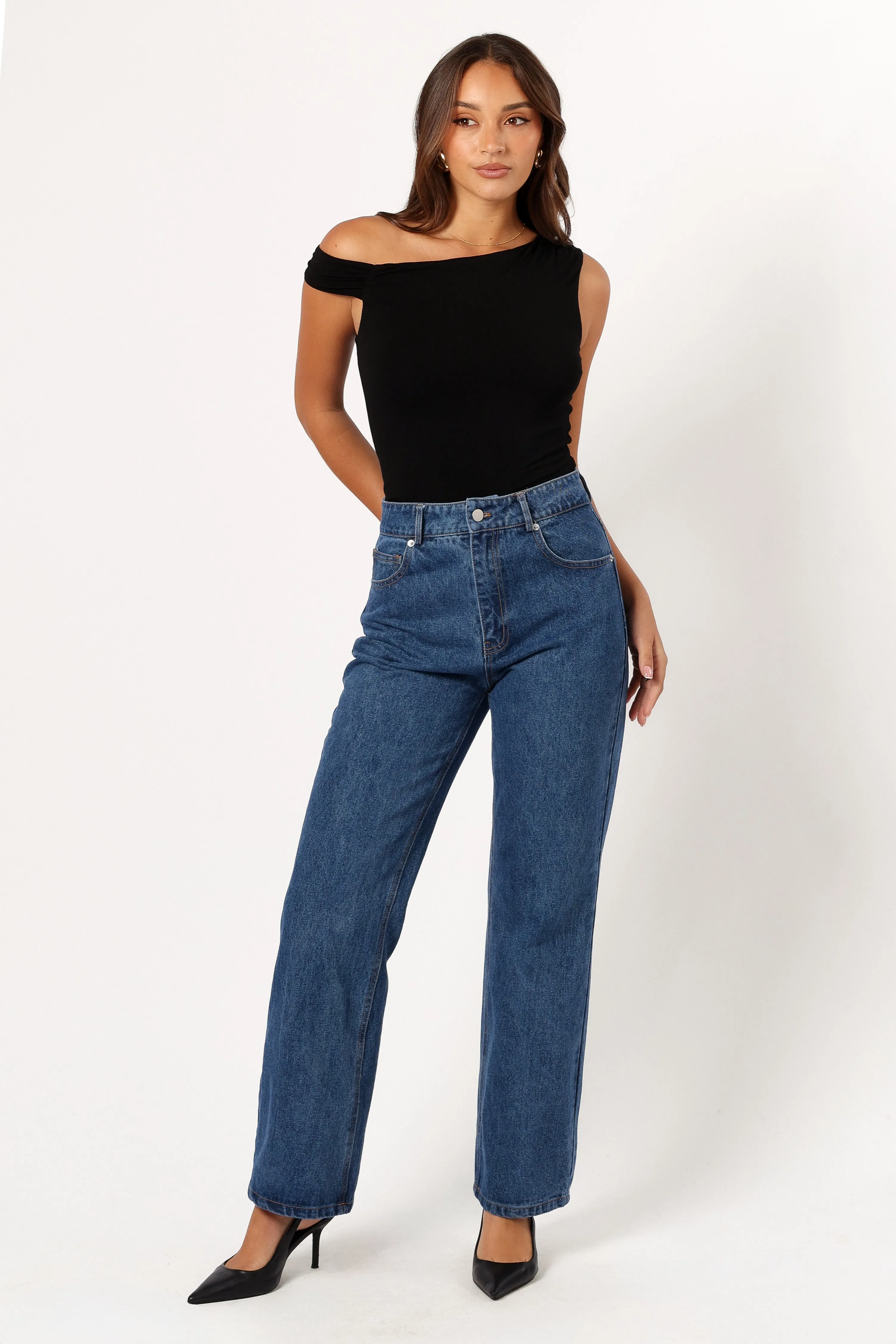 Elina Straight Leg Jeans - Denim