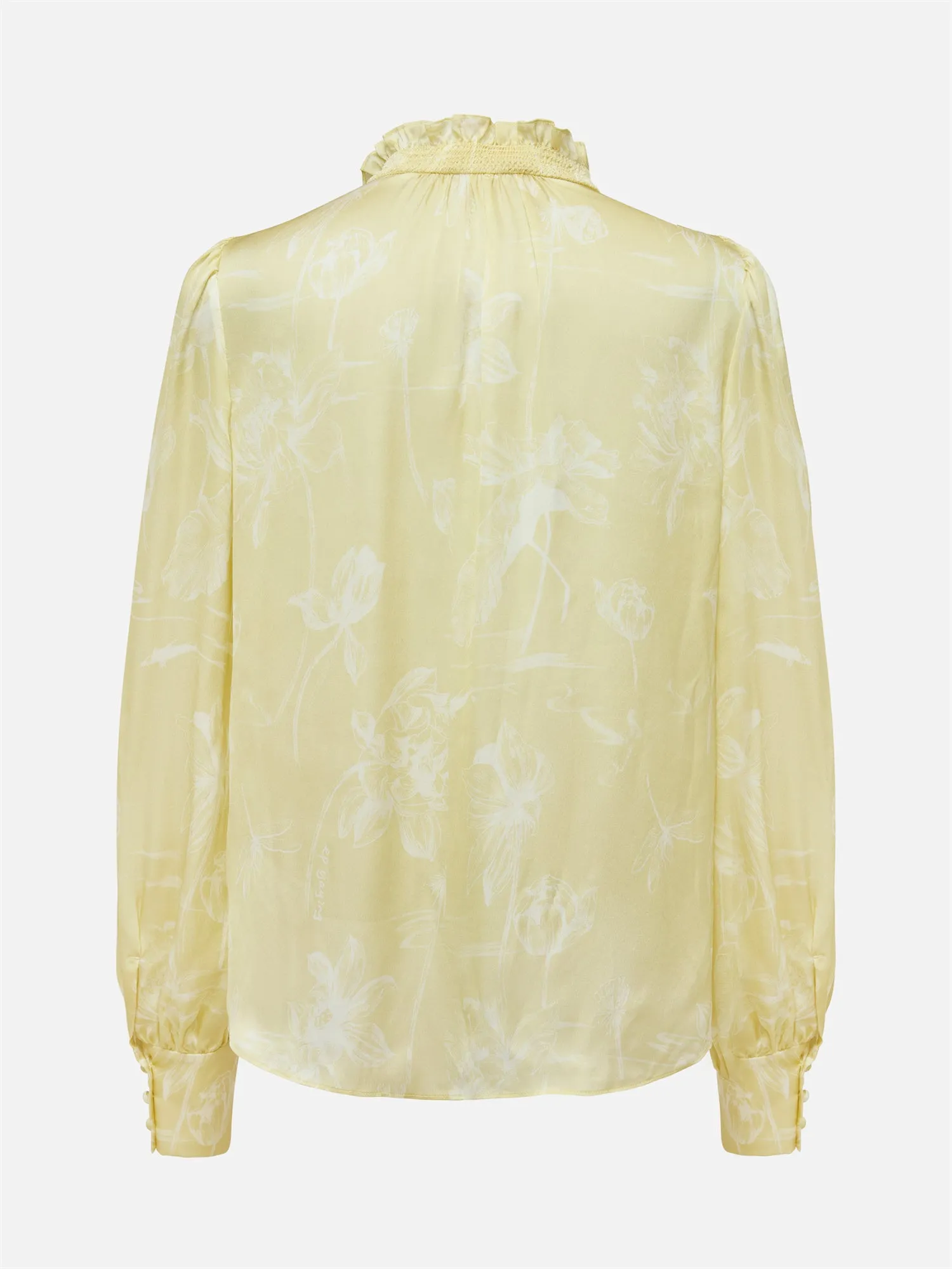 EP YAYING Chinese Style Silk Printed Shirt