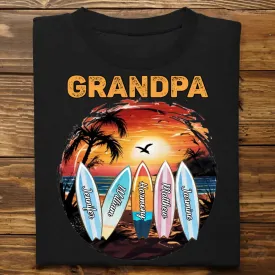 Family - Grandpa Always Have Time For You - Personalized Unisex T-shirt, Hoodie, Sweatshirt