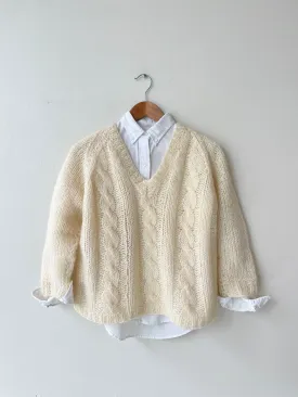 Handknit Italian Mohair Sweater