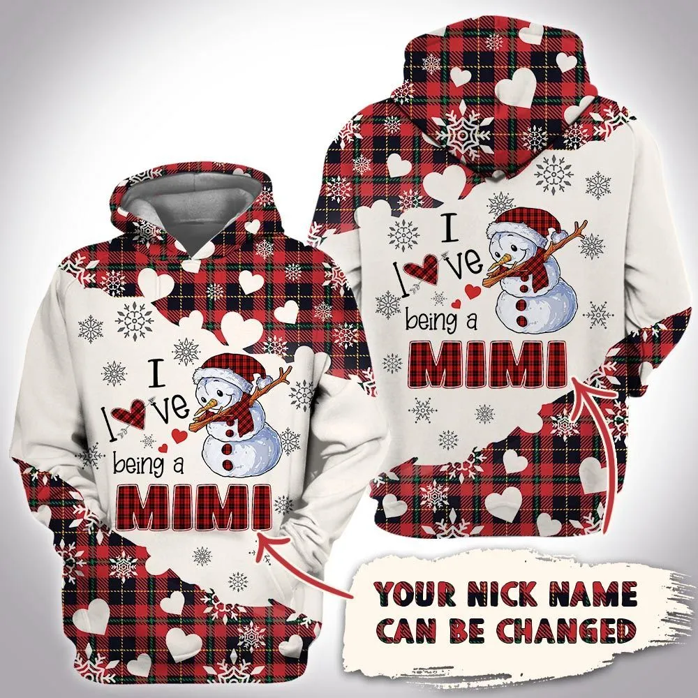 I love being a Mimi Christmas Hoodie Xmas Hoodie For Mom Mama Nana