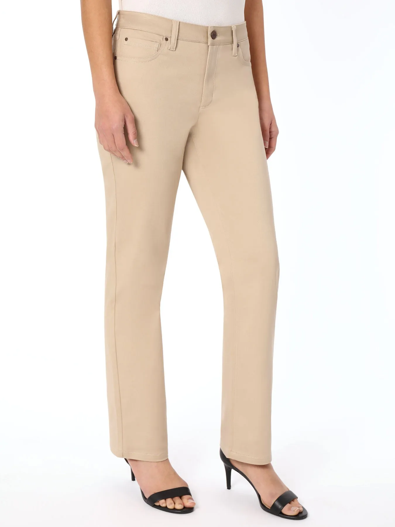 Lexington Straight Leg Jeans, Jones Khaki