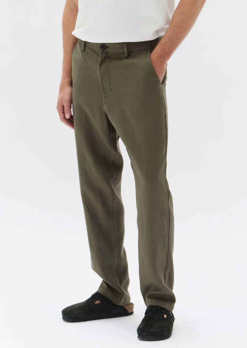 Locke Pants Dark Olive