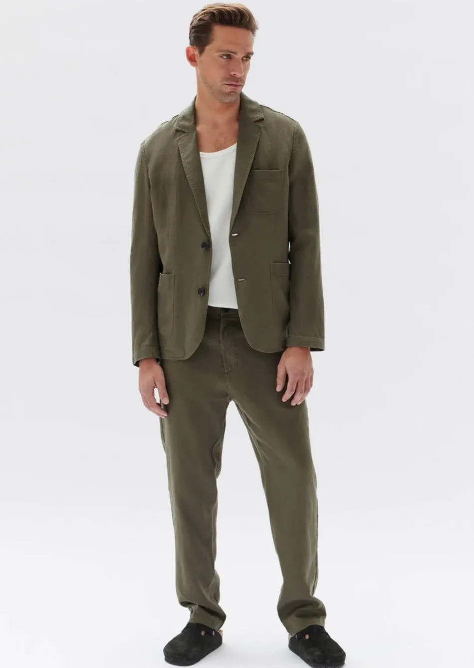 Locke Pants Dark Olive