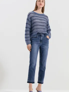 Luisa Cerano T Straight Leg Blue Denim Jeans 658362 3324 0256