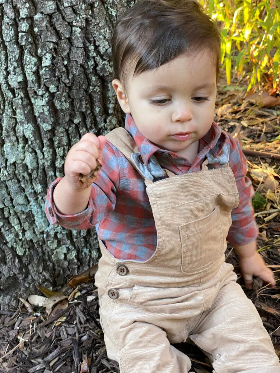 Me & Henry Jellico Cord Overalls - Stone