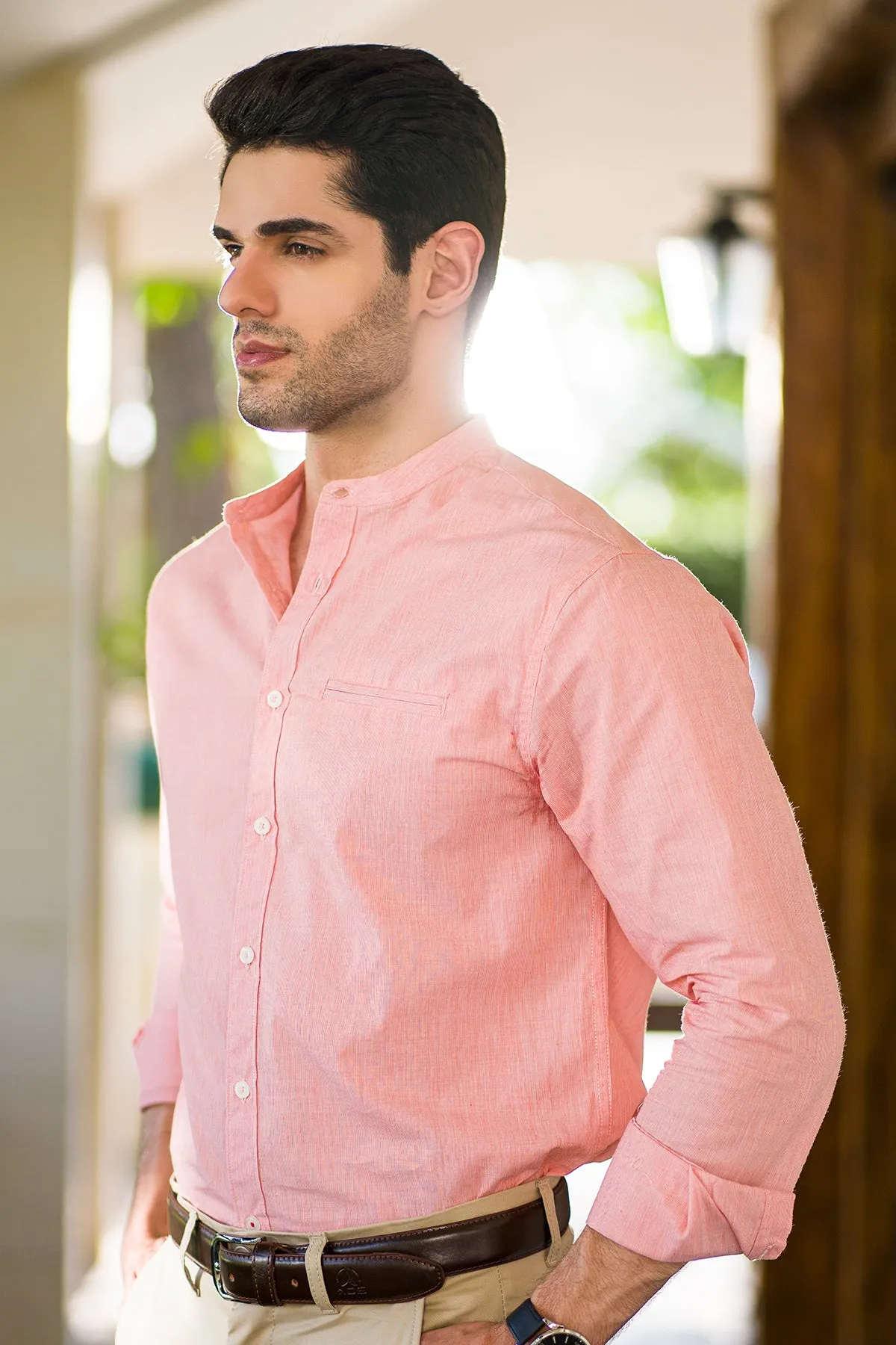 Mens "RADAMES" Cotton Stylish Summer Casual Shirt