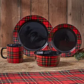 Montana Plaid Dinnerware Set