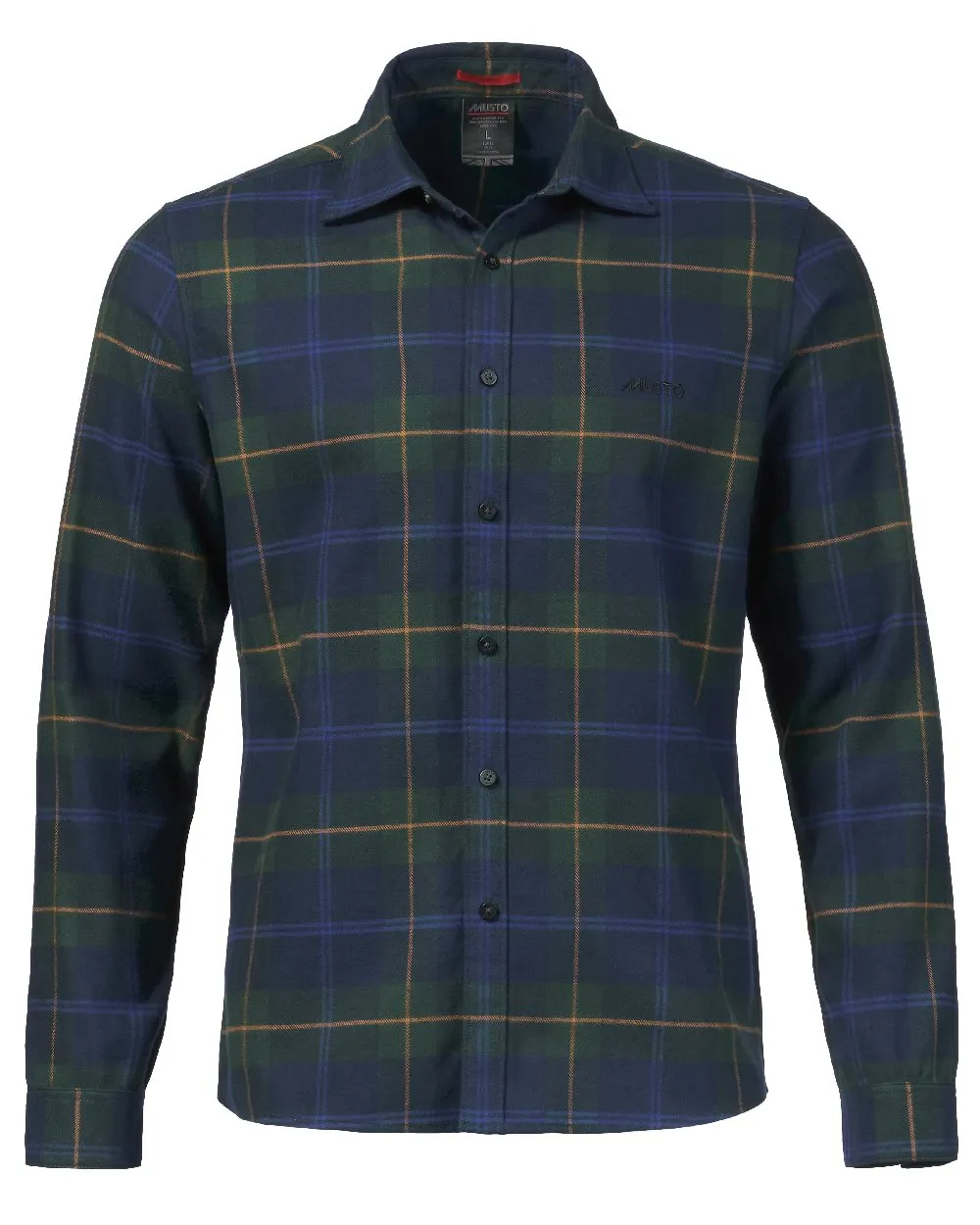 Musto Mens Long Sleeve Plaid Shirts