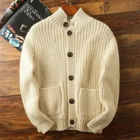 New Casual Winter Woolen Knitwear Cardigan Sweater For Men