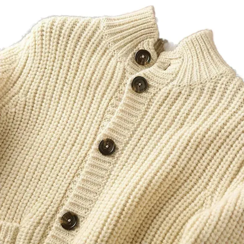 New Casual Winter Woolen Knitwear Cardigan Sweater For Men