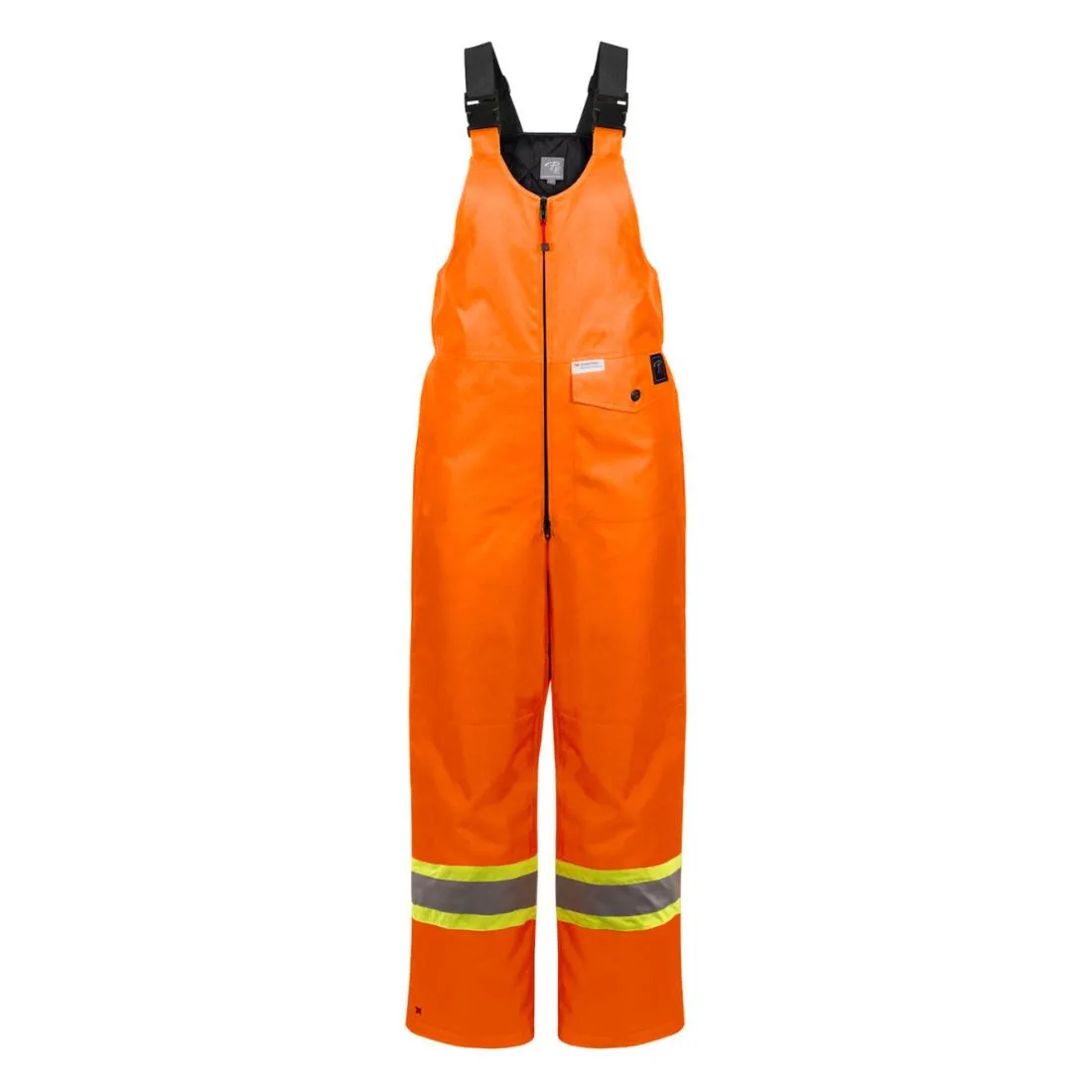 P&F Women’s High Visibility Insulated Waterproof CSA Safety Bib Overalls - PF-9001 Orange