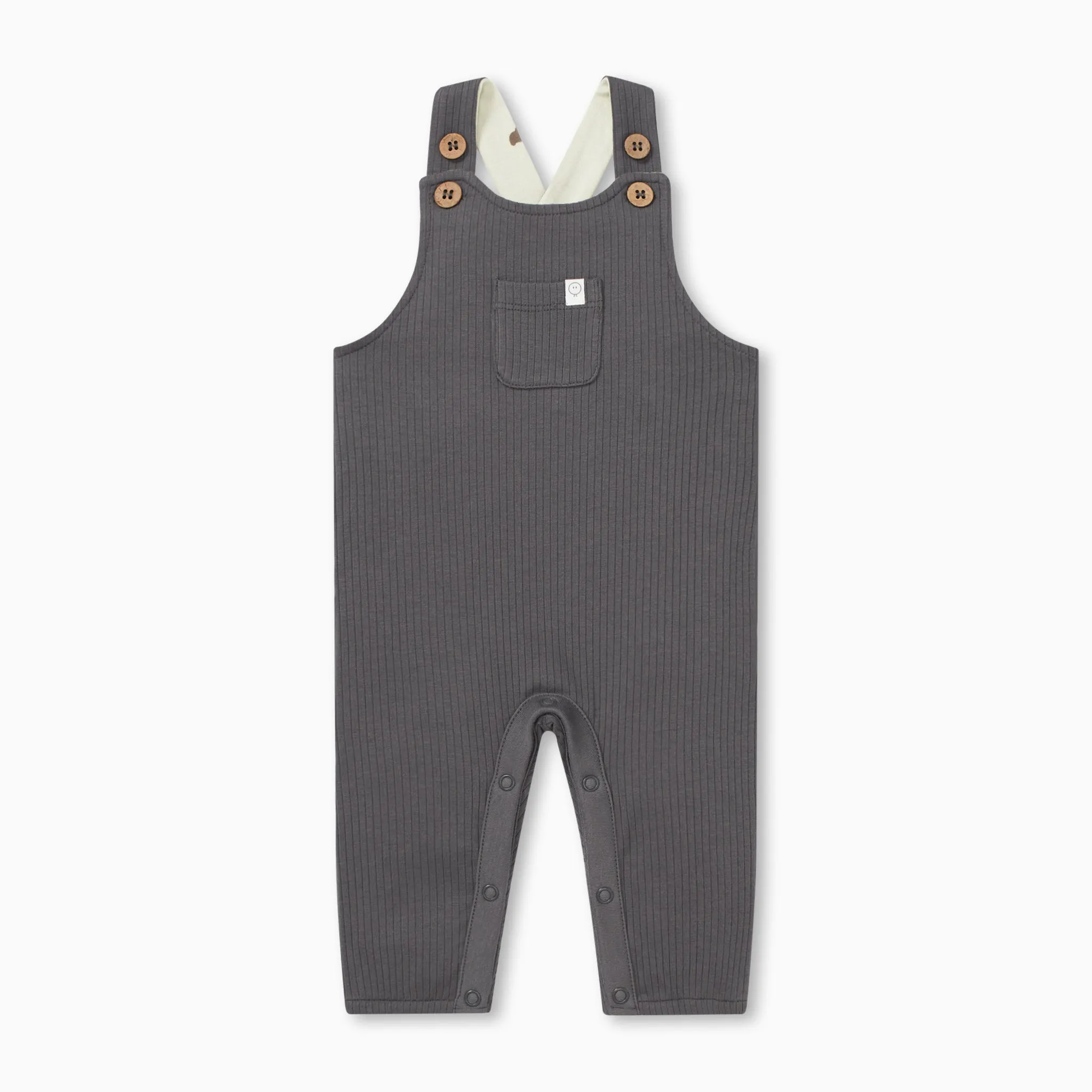 Panda Ribbed Overalls