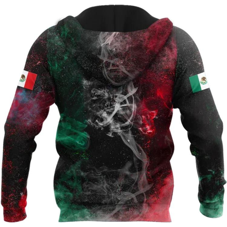 Personalized Name Hecho En Mexico 3D All Over Printed Hoodie, Mexico Hoodie