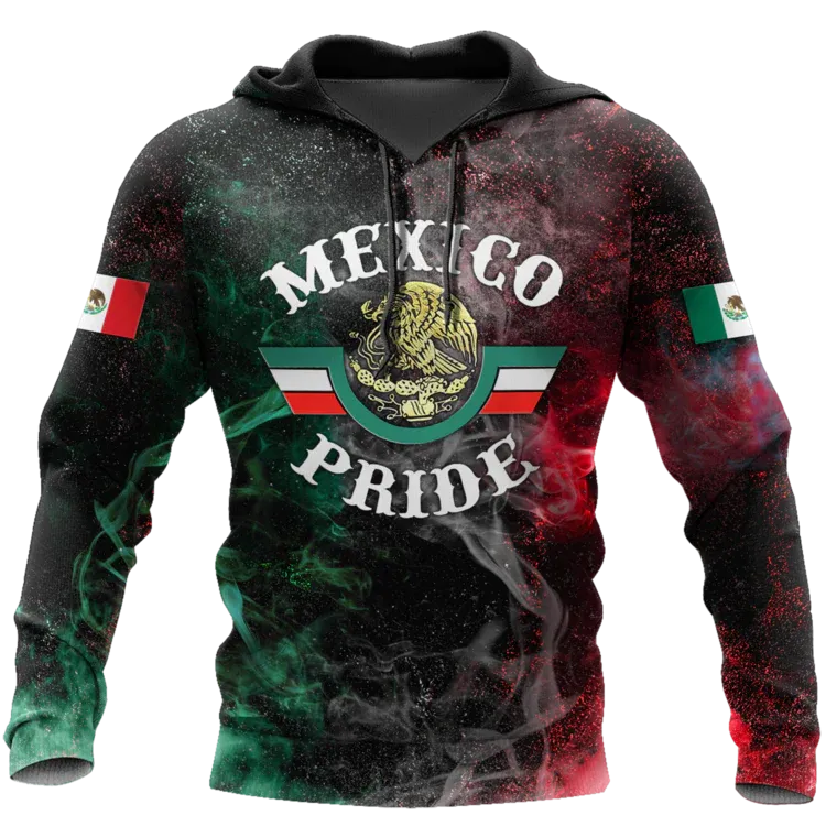 Personalized Name Hecho En Mexico 3D All Over Printed Hoodie, Mexico Hoodie