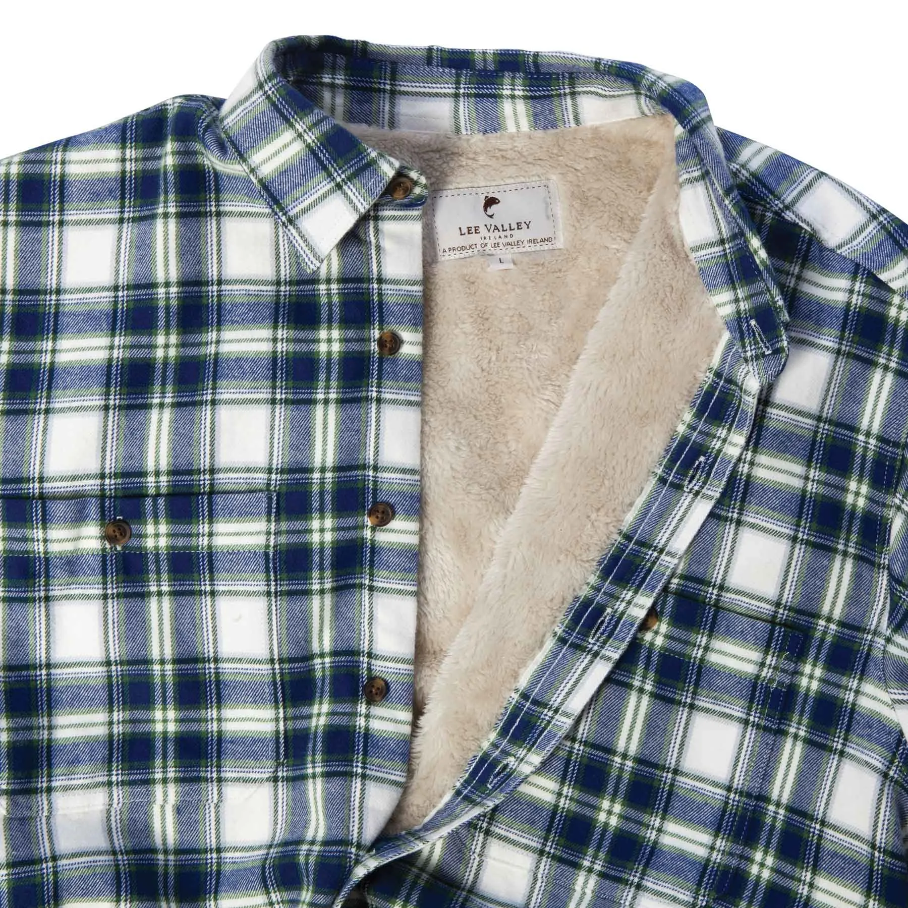 Plaid Fleece Lined Shirt