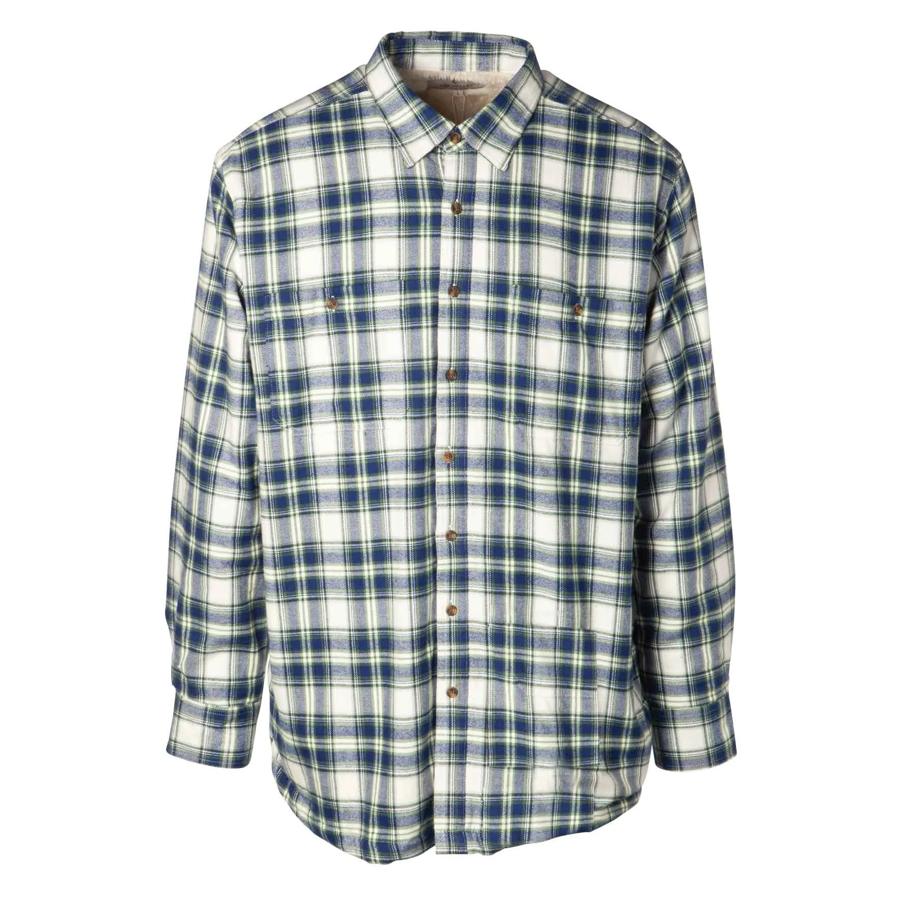 Plaid Fleece Lined Shirt