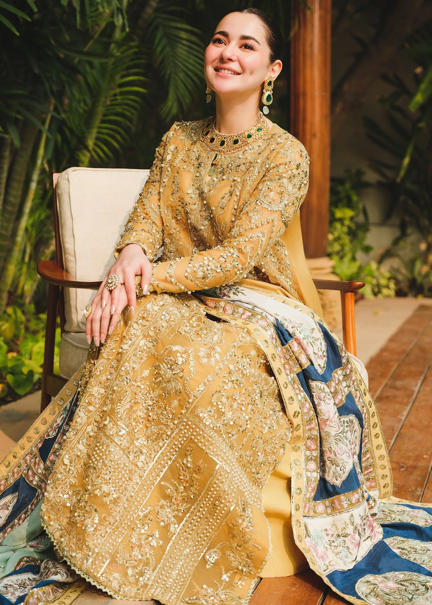 Saira Shakira x Hania Aamir Luxury Wedding Formals – Marigold