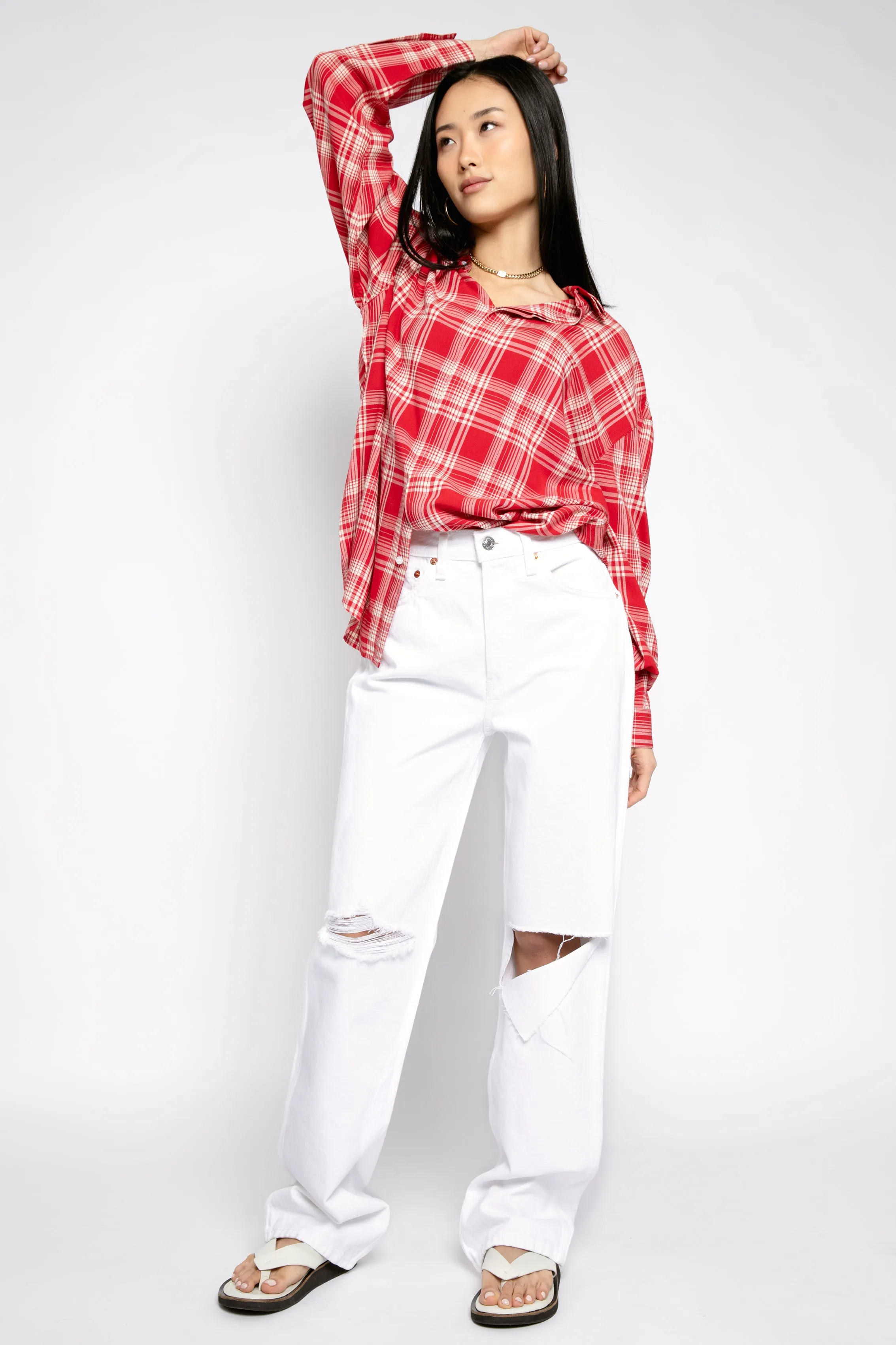 Sierra Shirt in Red Plaid