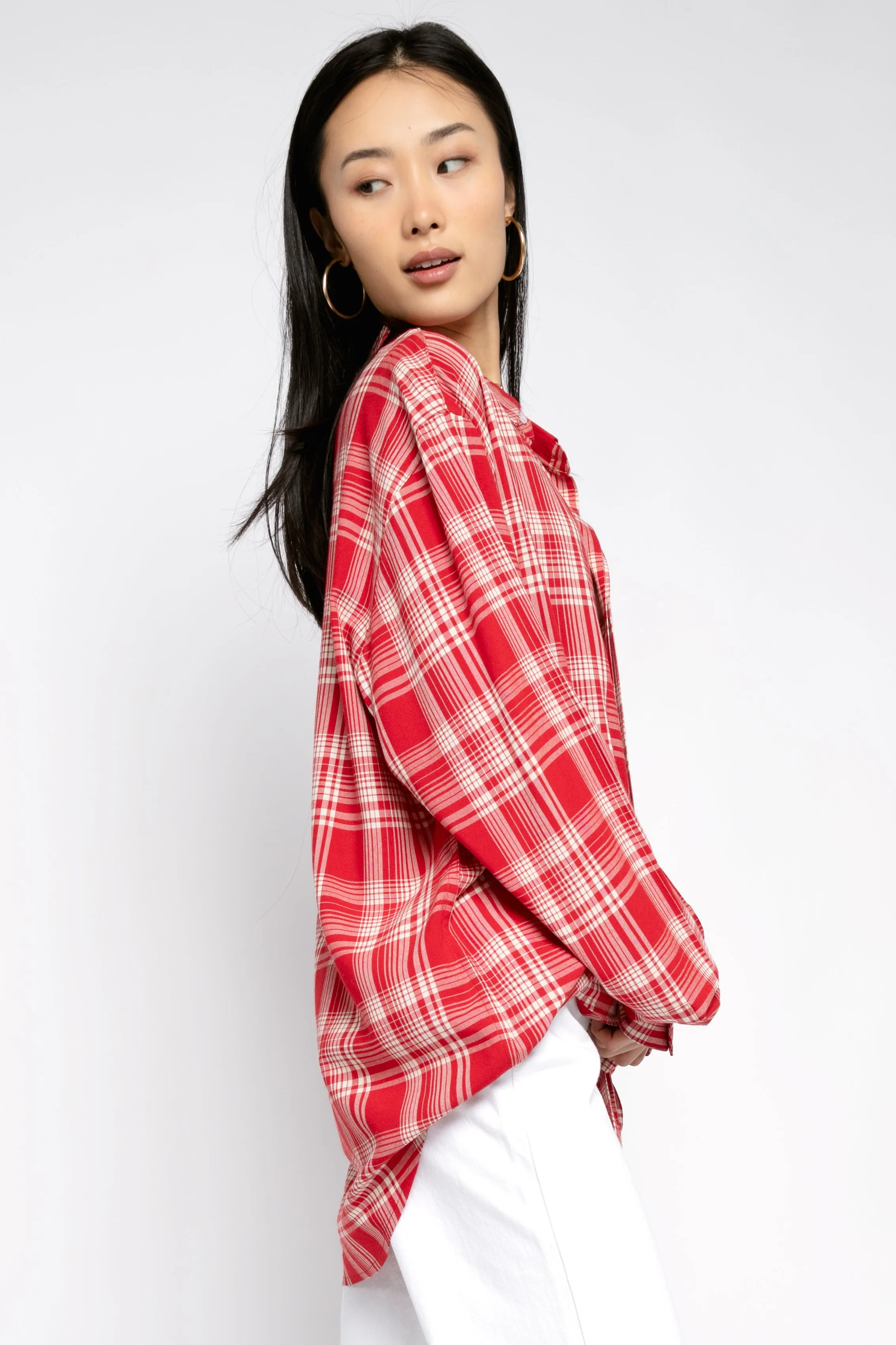 Sierra Shirt in Red Plaid