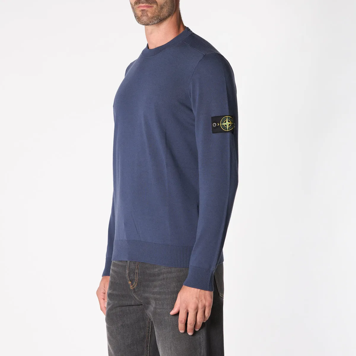 STONE ISLAND SWEATER 8115510C4 V0046 PETROLIUM