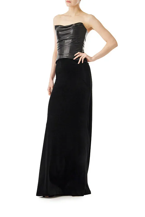 Strapless Draped Corset Top