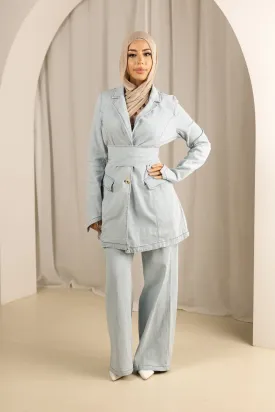 The Grand Estelle Denim Suit