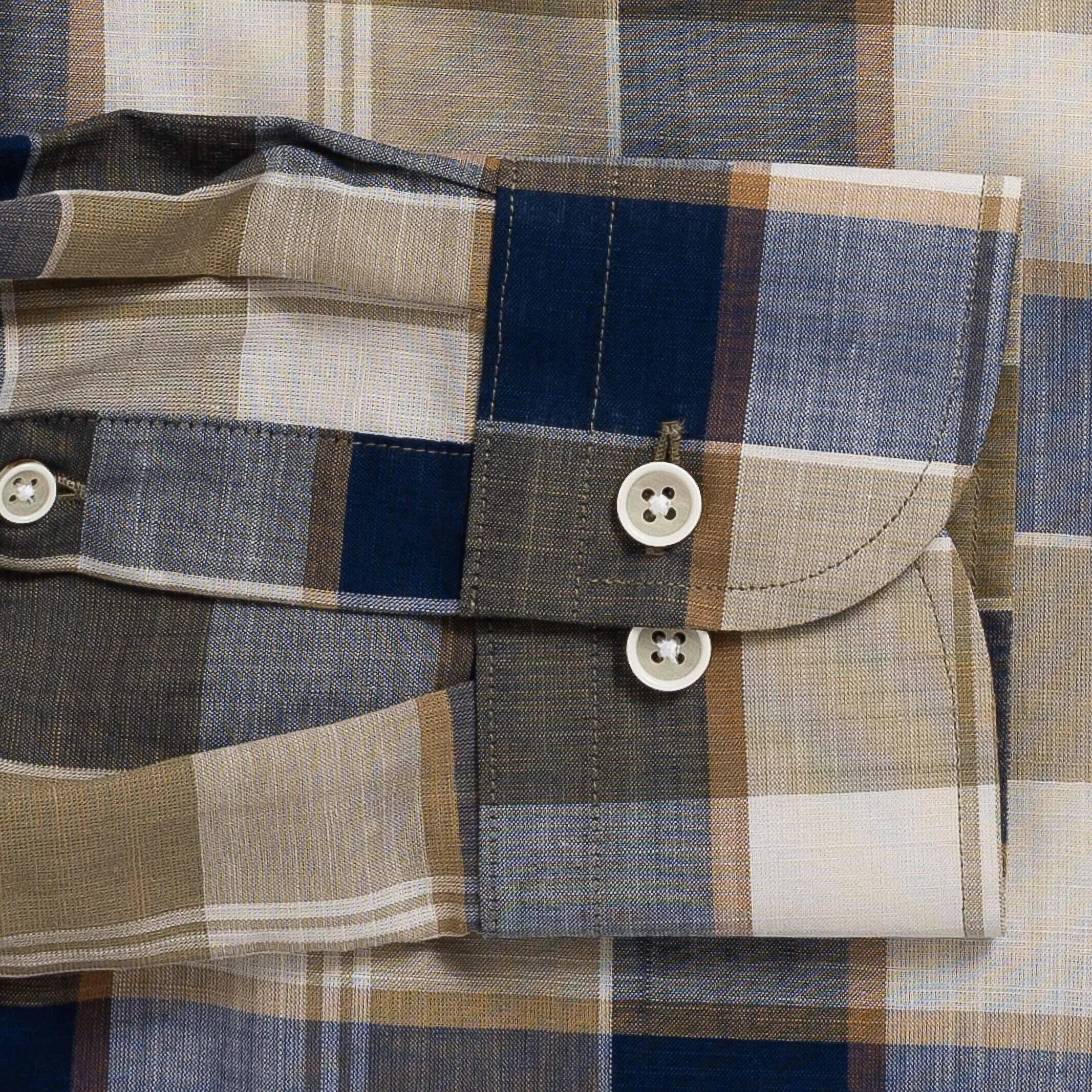 The Olive Albini Olson Plaid Custom Shirt