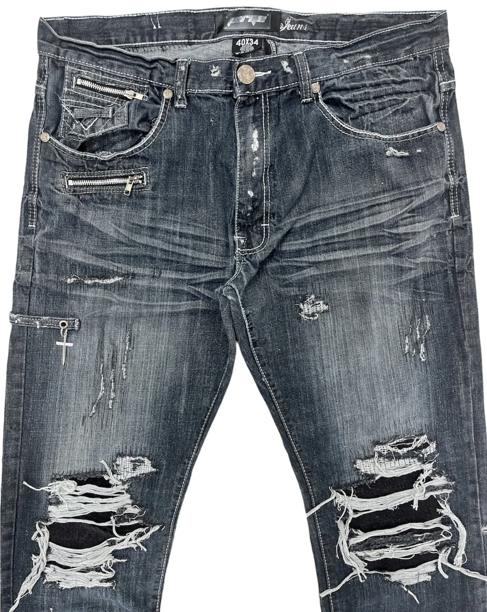 Thrashed Grunge Jeans- 40